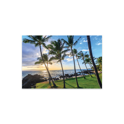 Petite plage dans la région de Makena, Maui, Hawaï, États-Unis sur plastique / acrylique par Stuart Westmorland