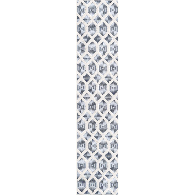 Chapdelaine Cotton Abstract Indoor Rug, Rectangle 4'5" x 6'