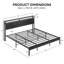 Industrial Bed Frame With Storage Headboard-2085506622-2085506610