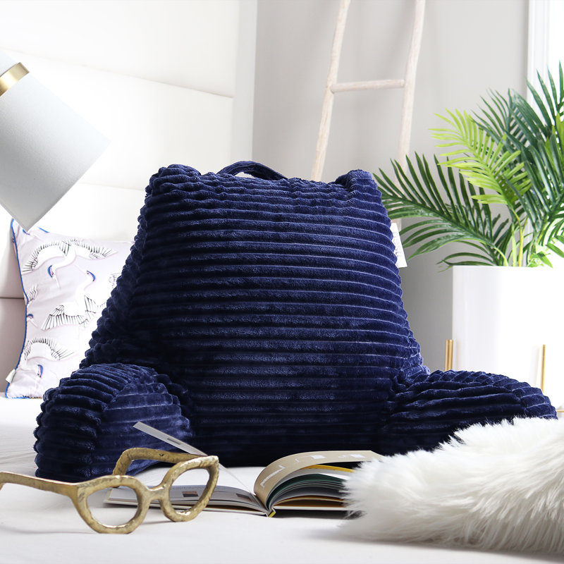 Nestl Reading Pillow , Large, Navy Blue