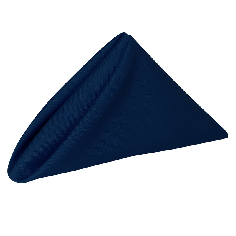 Polyester Square Napkin, Royal, 20" x 20"
