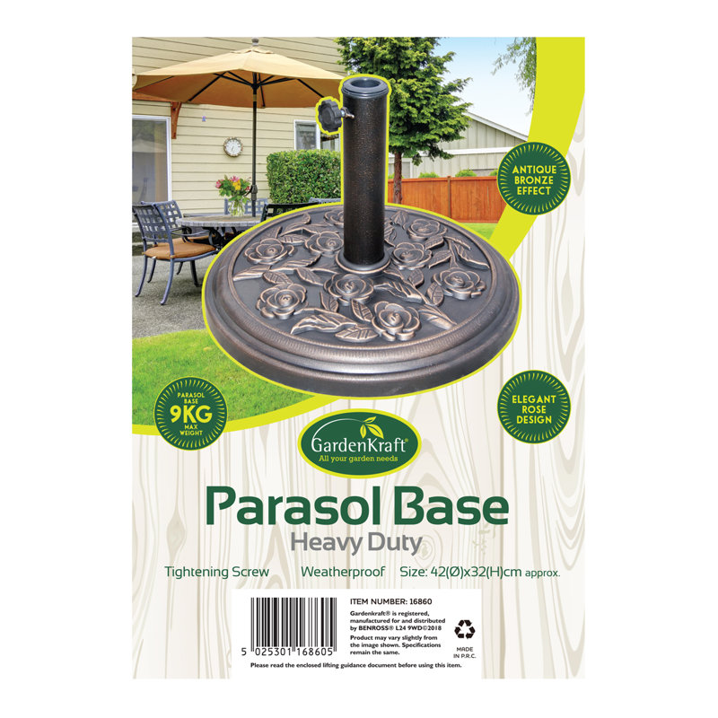 Dardel 9 kg Resin Umbrella Base