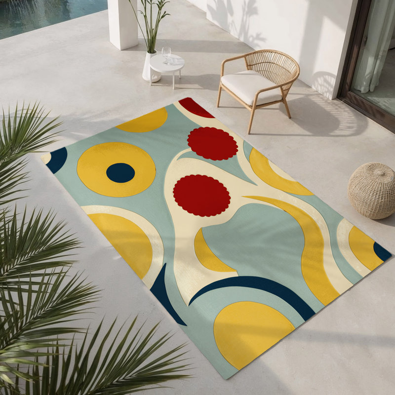 Peppy Shimmer Indoor And Outdoor Area Rug, Rectangle 3' x 5'