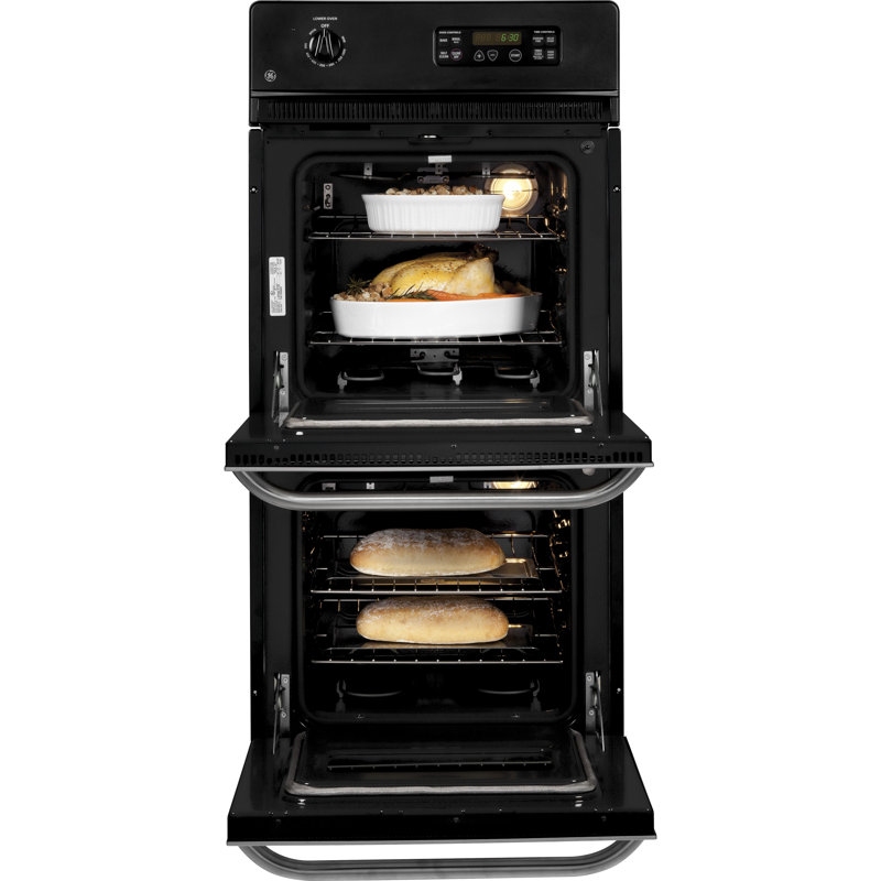 24" Self-Cleaning Electric Double Wall Oven, Stainless Steel