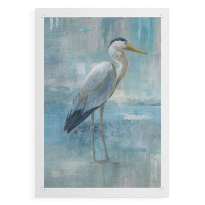 Blue Heron I -Canvas Print Only - NOT FRAMED