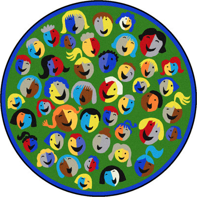 Just for Kids Joyful Faces Area Rug