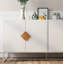 Buffet blanc avec porte HY_29,73 x 63 x 15,75