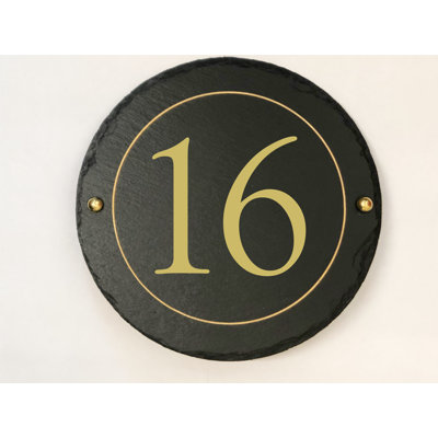 Easingwold 24cm H Stone House Number