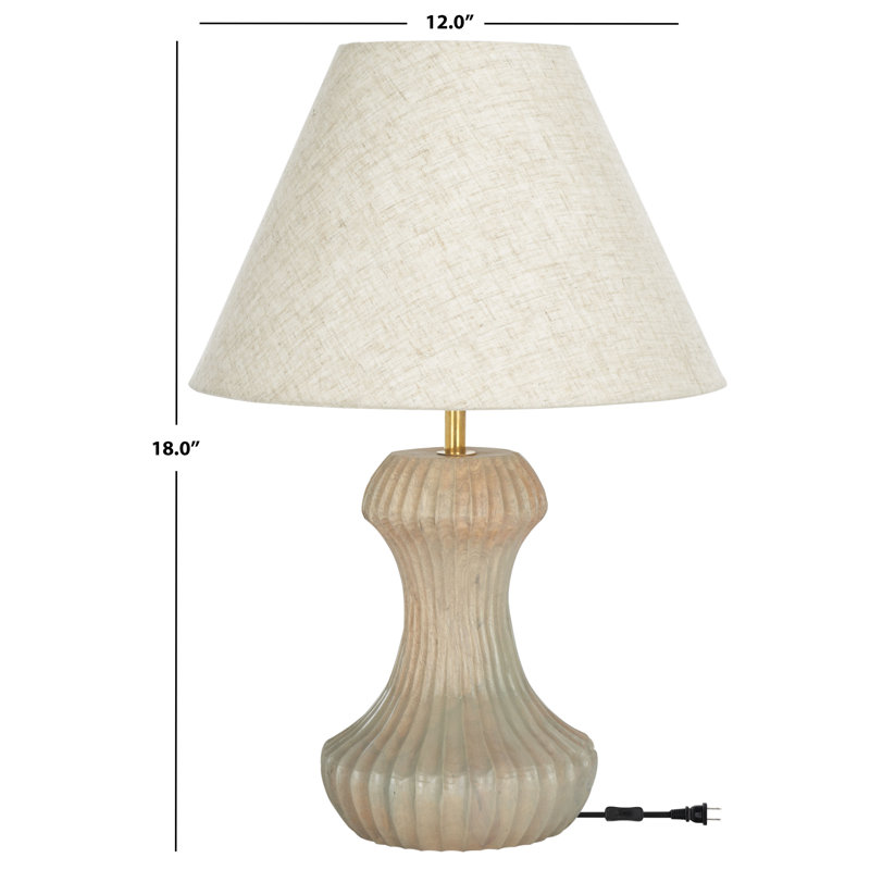 Joanel Solid Wood Table Lamp