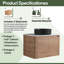 Meuble-lavabo simple 30 po avec comptoir en pierre reconstituée