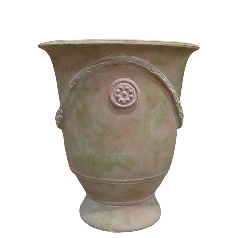 Terracotta Jar, 23" H x 18.5" W x 18.5" D