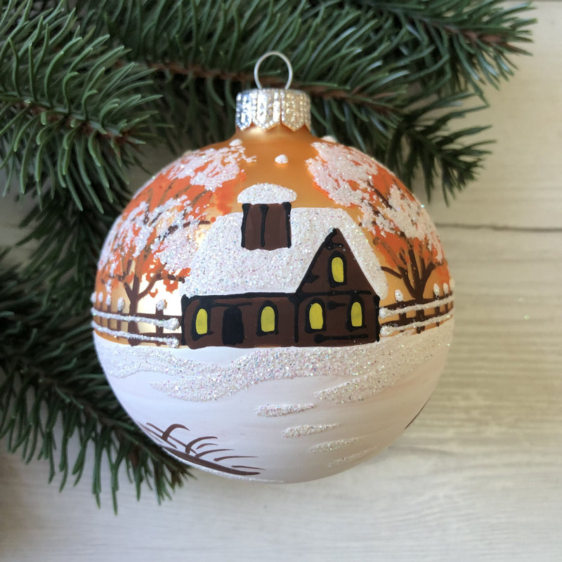 Ornement boule sans motif Holiday The Aisle®