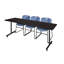Table de formation en T Nick Nick, 2 chaises empilables Zeng-32817749-32817742