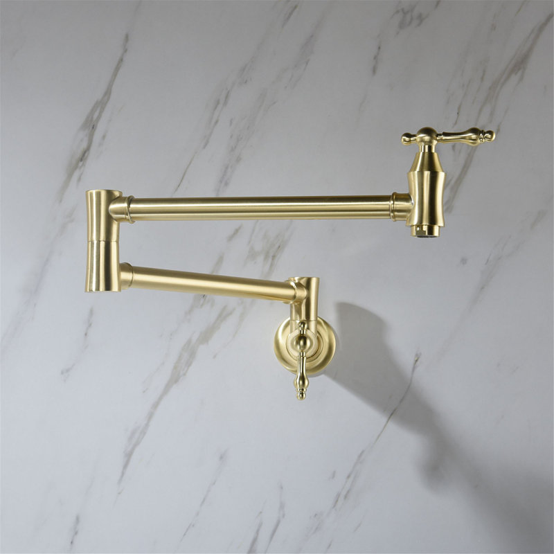 KIKO HOME Kitchen Faucet, Brushed Gold