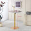 Table de bar 31,5 "pliable GOLDEN ET BLANC Tulip Bar Mid-Century pour 2 à 4 personnes