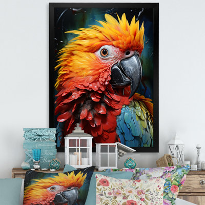 Pointillisme coloré - Reproduction d'art mural animaux