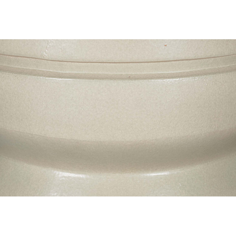 Provenance Signature Outdoor Round Side Table, Khaki