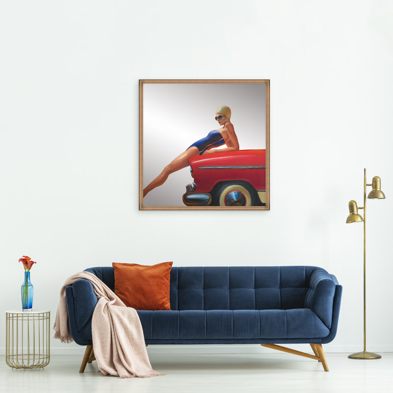 Beach Bound Mirror, 42" H x 42" W