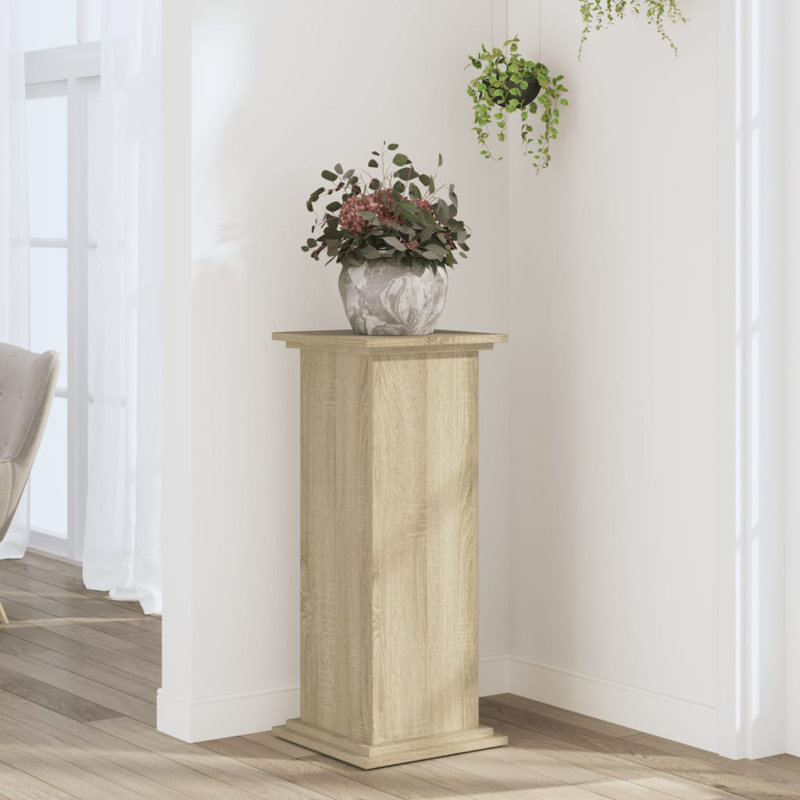 Rykin 1 Tier Plant Stand, Sonoma/Oak