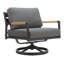 Chaise pivotante Rosabel Koleso - gris