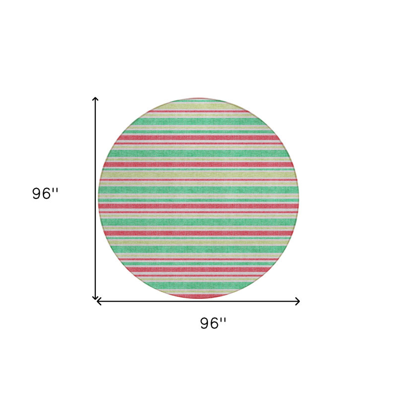 Tapis d'intérieur rond 8 po