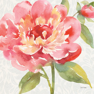 «Pink Flora I» sur toile
