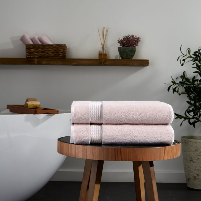 Serviettes de bain 2 pièces Ozdilek, 30 x 60 550 g / m² - 30 x 60 po, 100% coton turc, séchage rapide de luxe, très grand, résistant à la décoloration, écologique, léger, serviette spa, serviette en coton