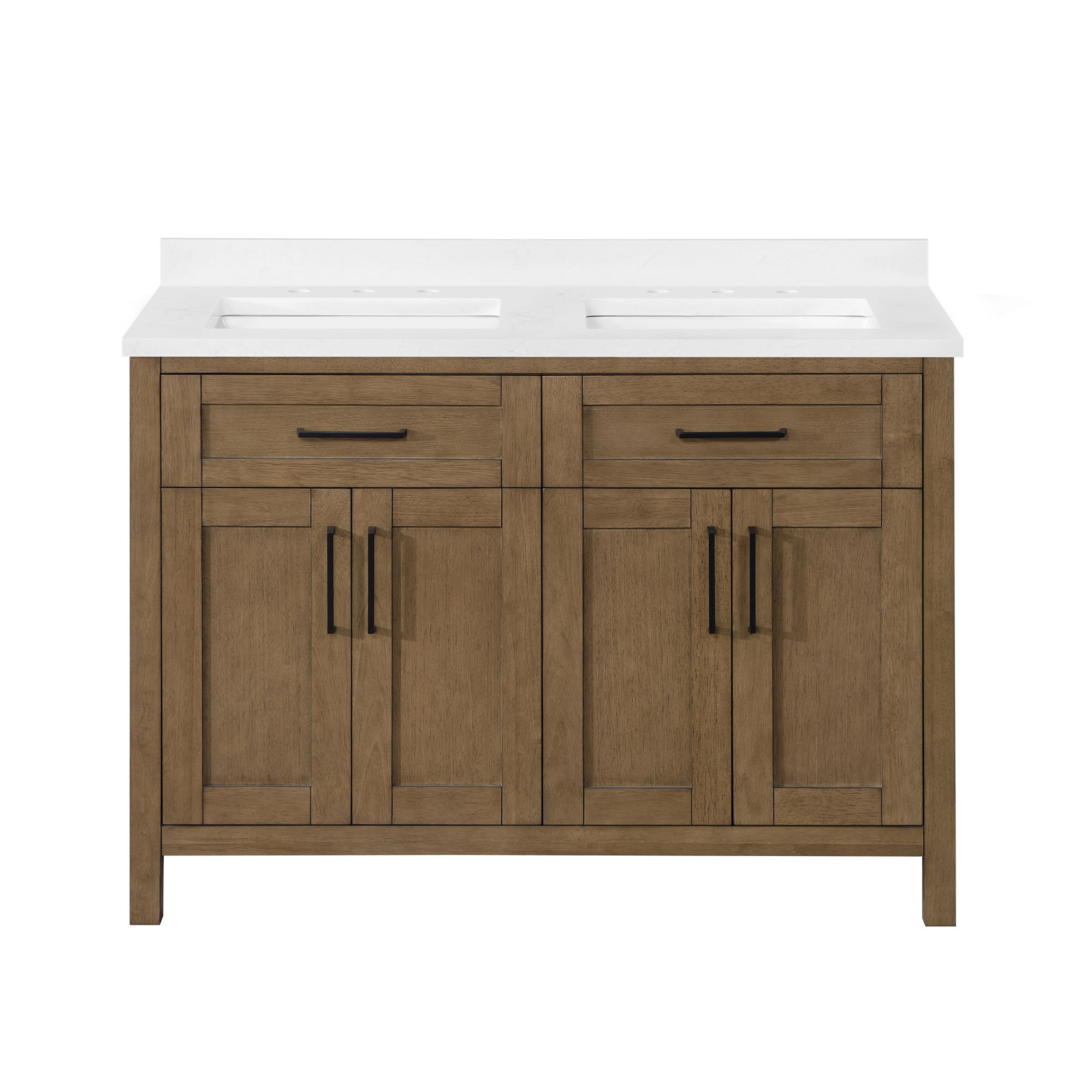 Ove Decors Tahoe 72 W x 21 D Freestanding Bathroom Vanity with Double  Sink, Almond Latte