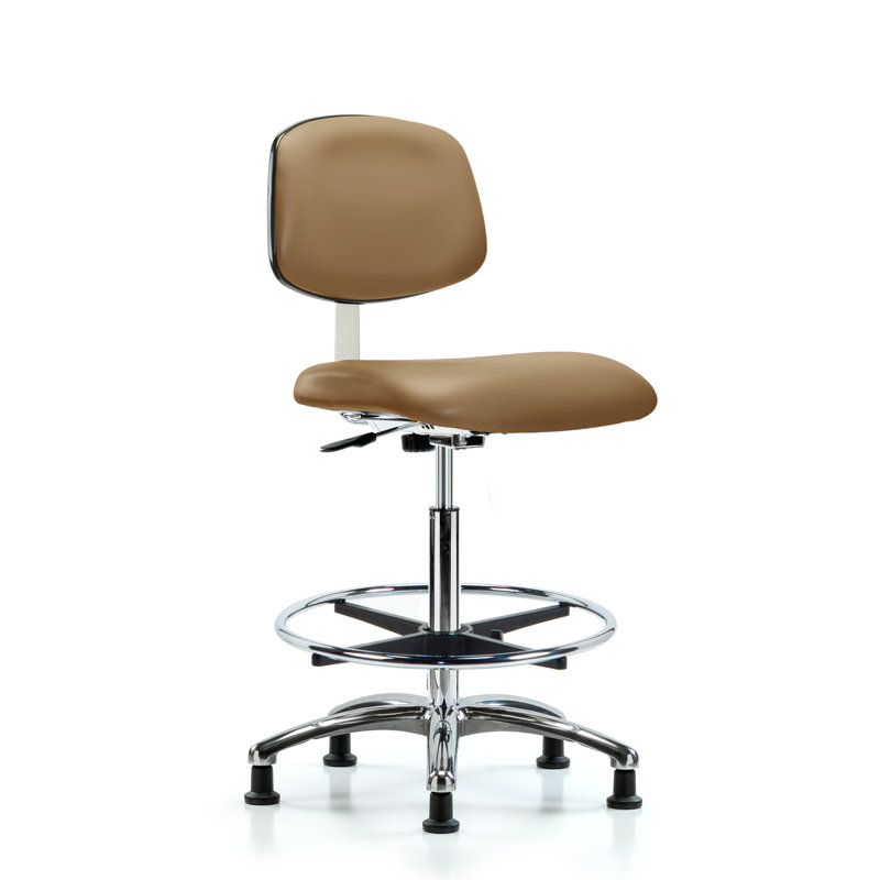 Chaise de dessinateur Iyana, Patins, Taupe