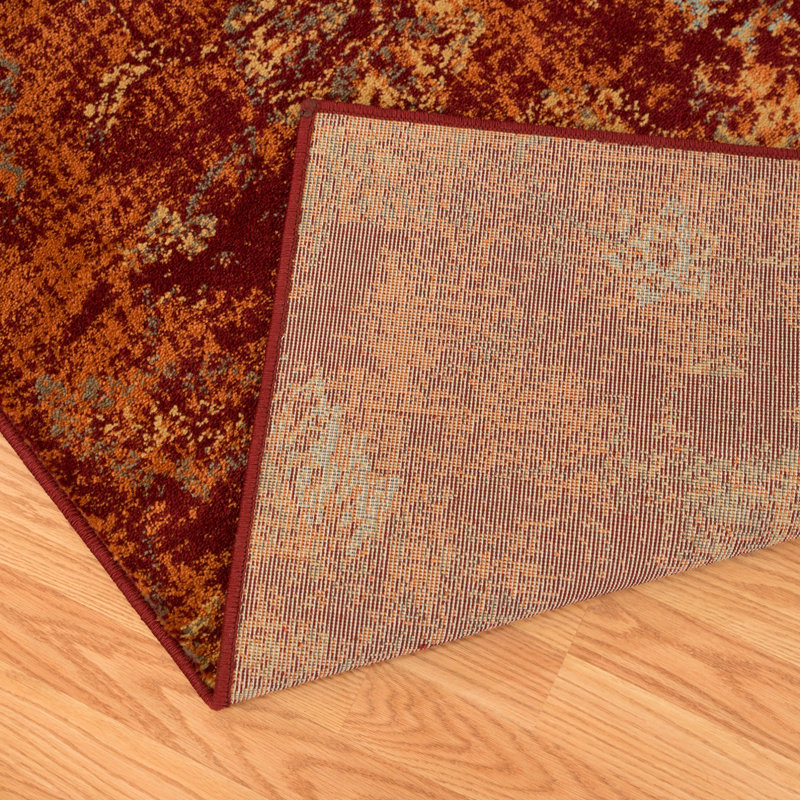Farwa Damask Indoor Rug, Runner 1'1" x 7'2"
