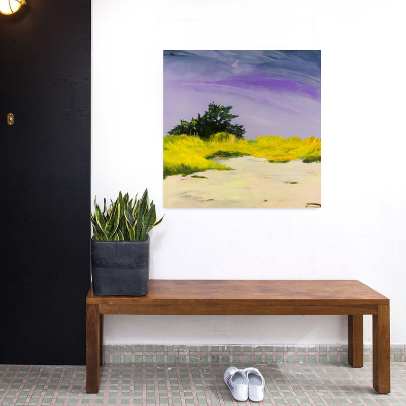 Paysage naturel abstrait toujours changeant, art naturel, H 32 po x l 32 po