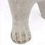 Figurine de bouledogue debout au fini beige naturel