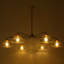 Lustre surdimensionné à 6 lumières Allenstown certifié UL
