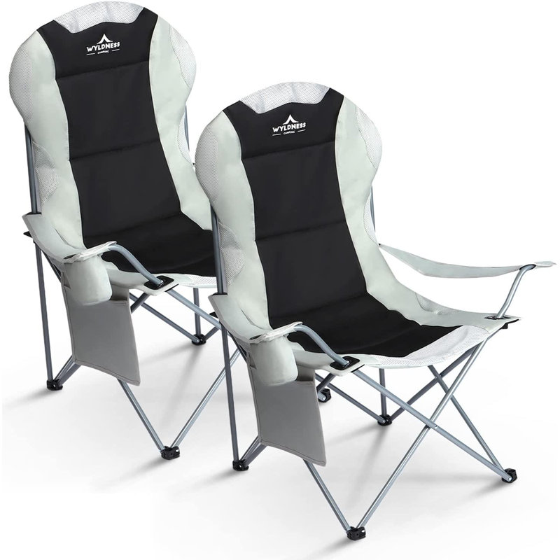 Folding Camping Chair, Black