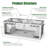 11.81x5.63x4.45In 2-Door Humane Rat Trap Automatic Continuous Mouse Trap