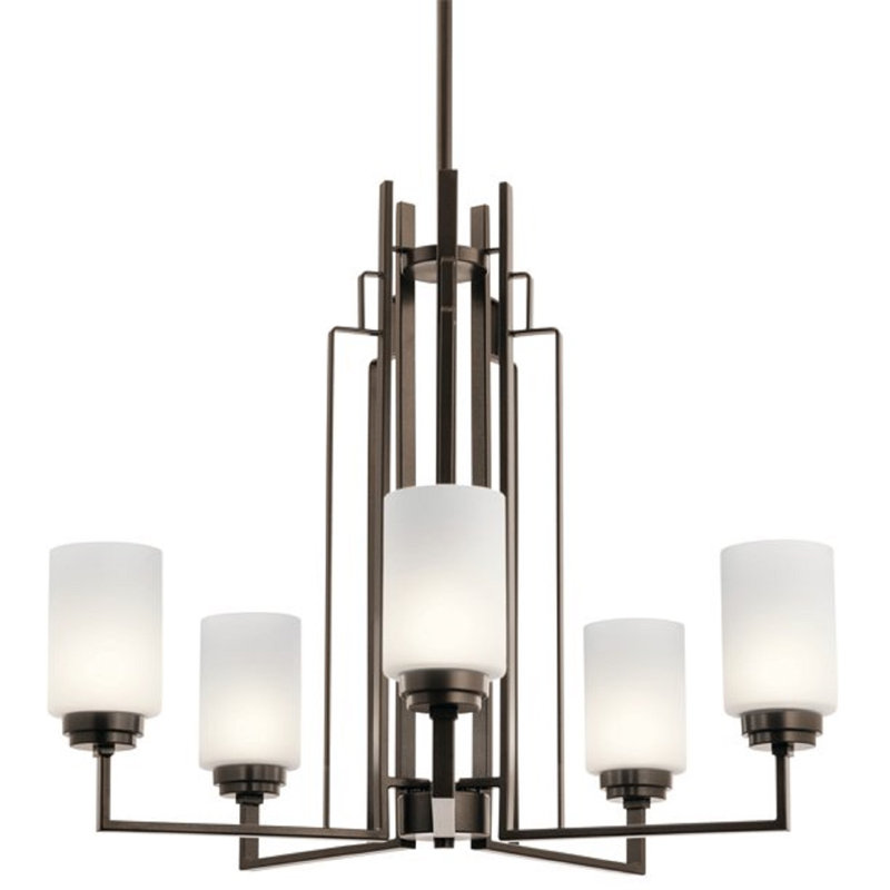 Lustre à 5 lumières de 21 1/4 po Kichler 44010 Harvey