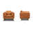 Cadiz Full-Grain Genuine Italian Leather Lounge Chair