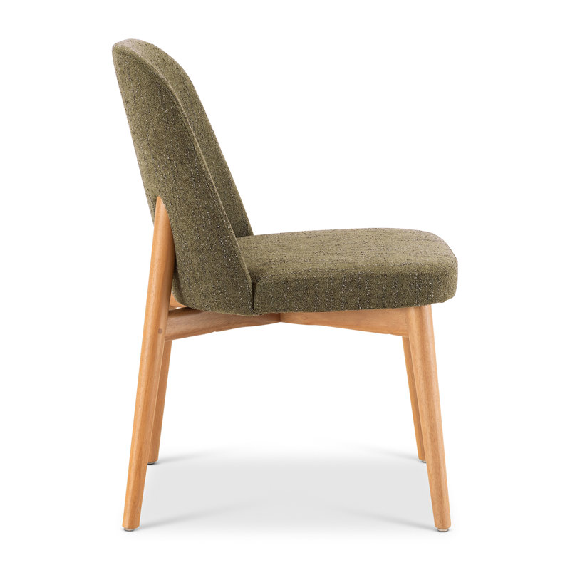 Tonia Upholstered Dining Chair, Green/Domasco