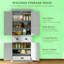 Armoire de cuisine garde-manger autoportante 72,5 po Cabinet
