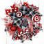 Couronne en maille 20 po Peppermint