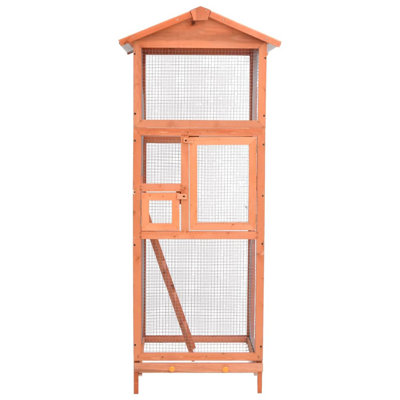 Perkins 166 cm Iron Play Top Floor Bird Cage with Wheels with Stand with Perch with Tray