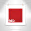 Impression sur papier roulé rouge-47479542