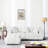 86.61'' W Upholstered Sofa with Ottoman-1481114840