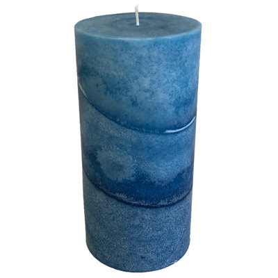 Caribbean Blue Pillar Candles Pillar Candle