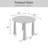 30"H Round Wood Dining Table Kitchen Table with 4 Legs-1663222393-1663222395