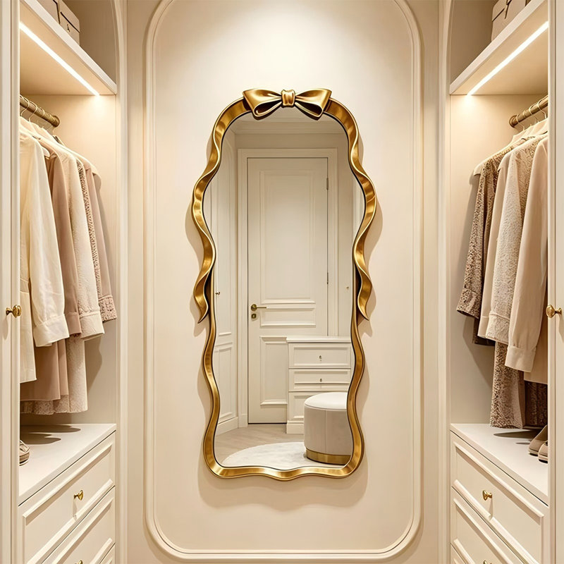 Miroir 70,87 po style français, 70.87" H x 31.5" W x 1.97" D