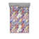 Ambesonne Fitted Sheet & Shams 3 Pcs Spring White Asters