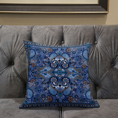 Polyester Throw Square Pillow Cover & Insert