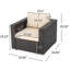 CHAISE DE CLUB DE SANTÉ ROSA KD (MBRN + ALU)-1125551754