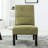 Pisano Contemporary Chenille Fabric Armless Accent Chair With Pillow, Perfect For Modern Comfort And Versatile Design-117048617